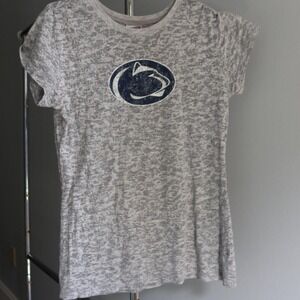 Grey and blue Penn State graphic tee Womens